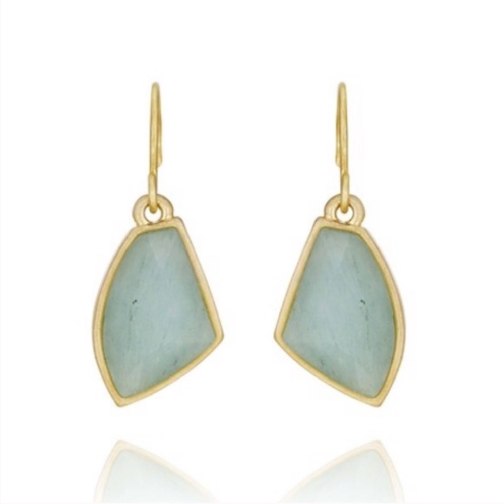 Chloe + Isabel Gilded Reeds Aventurine Earrings